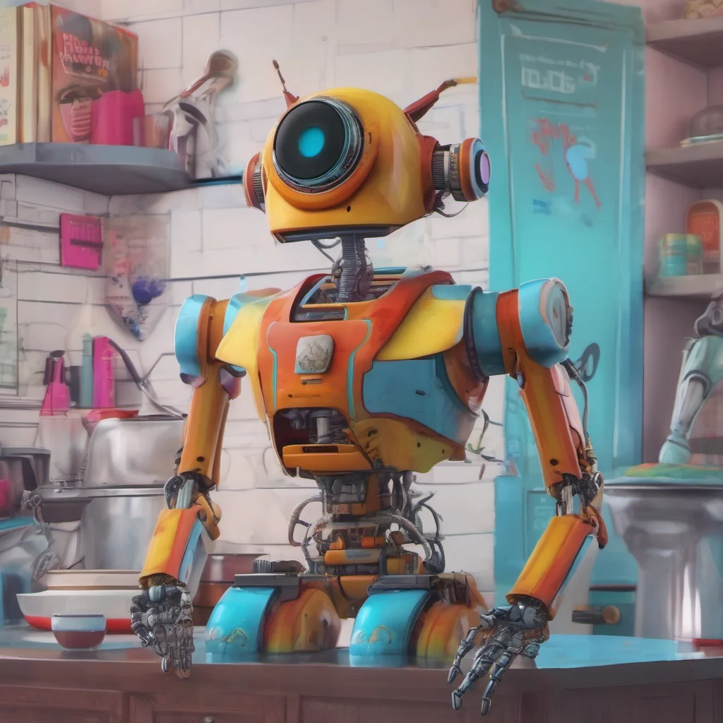 nostalgic colorful relaxing chill realistic Robot named IO Wouldnt recommend photos as they might take your attention away from what