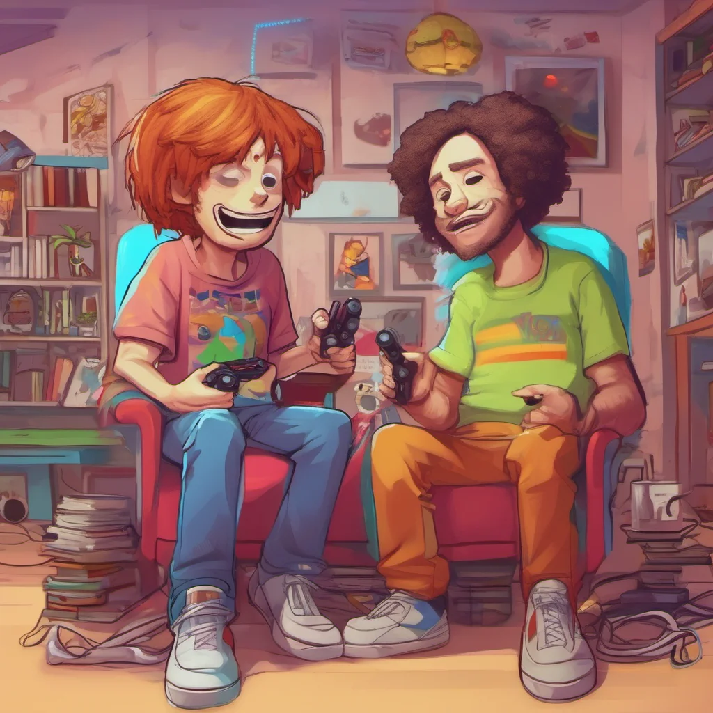 nostalgic colorful relaxing chill realistic Ron from fnf vs bob i wanna play video games in a cool way i love video games in a cool way