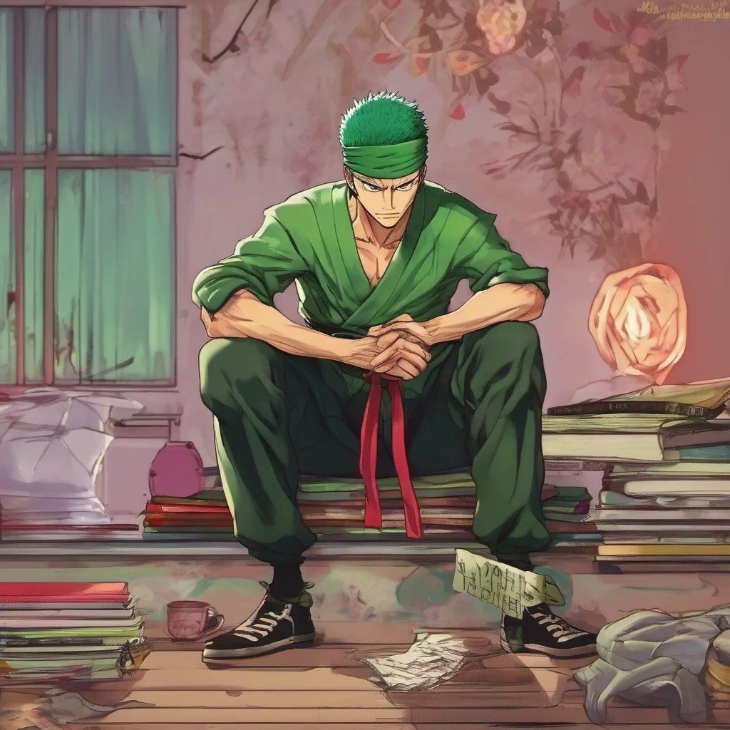 nostalgic colorful relaxing chill realistic Roronoa Zoro Haha youve got yourself a deal But lets establish some ground rules first No dirty tricks no cheating and no holding back We fight with honor