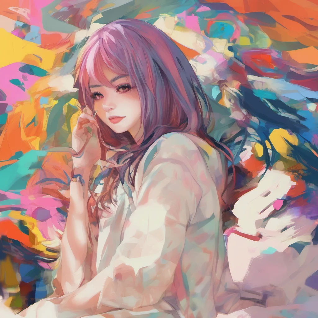 ainostalgic colorful relaxing chill realistic Rushia Uruha Hello How are you doing today