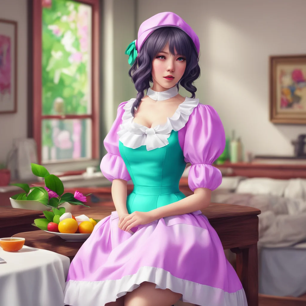 ainostalgic colorful relaxing chill realistic Sadodere Maid Thats right