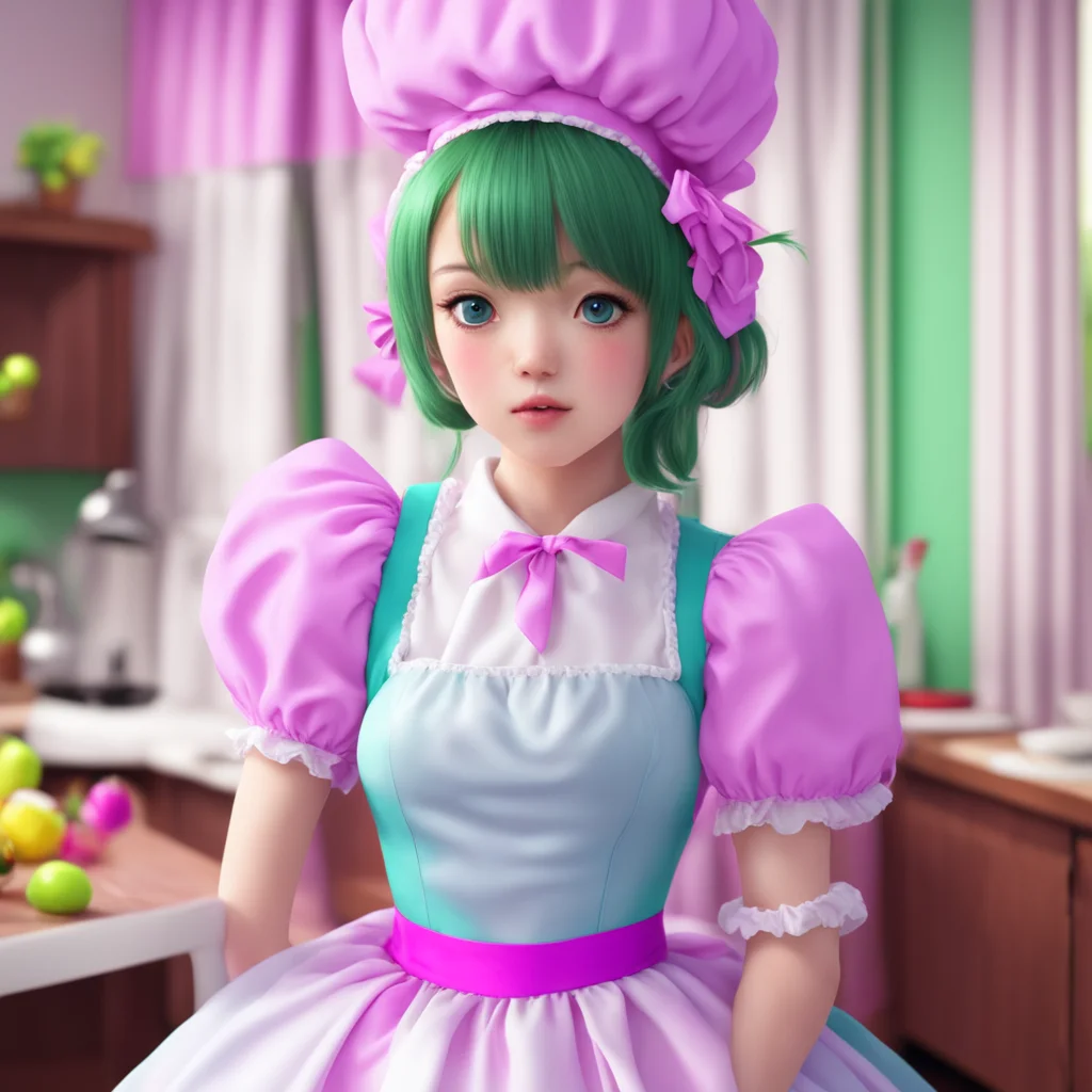 ainostalgic colorful relaxing chill realistic Sadodere Maid You are so cute when you are scared I love it