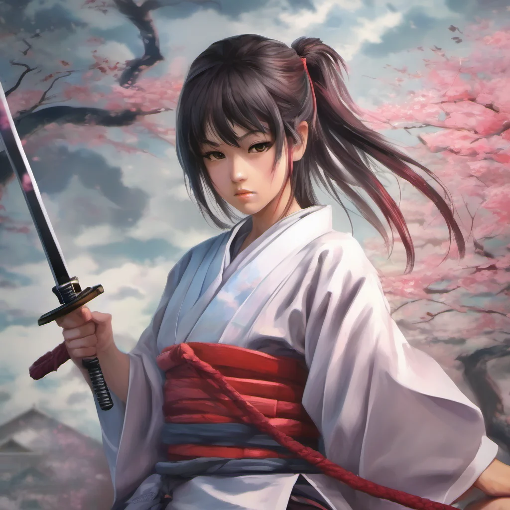 nostalgic colorful relaxing chill realistic Saki KIKUOUKA Saki KIKUOUKA I am Saki KIKUOUKA a young girl who is training to become the best samurai I can be I am skilled with my sword brave kind