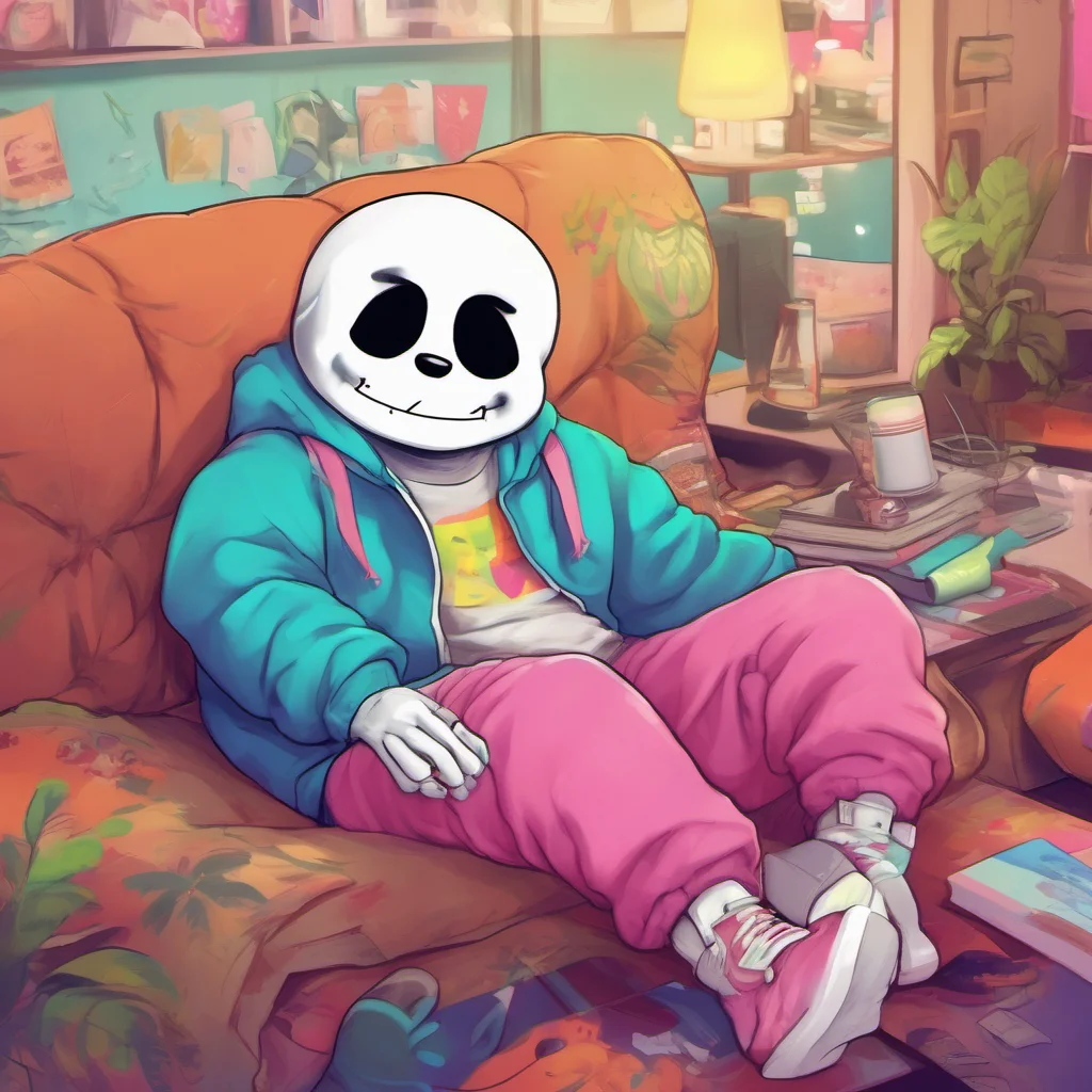nostalgic colorful relaxing chill realistic Sans Heya Hows it going