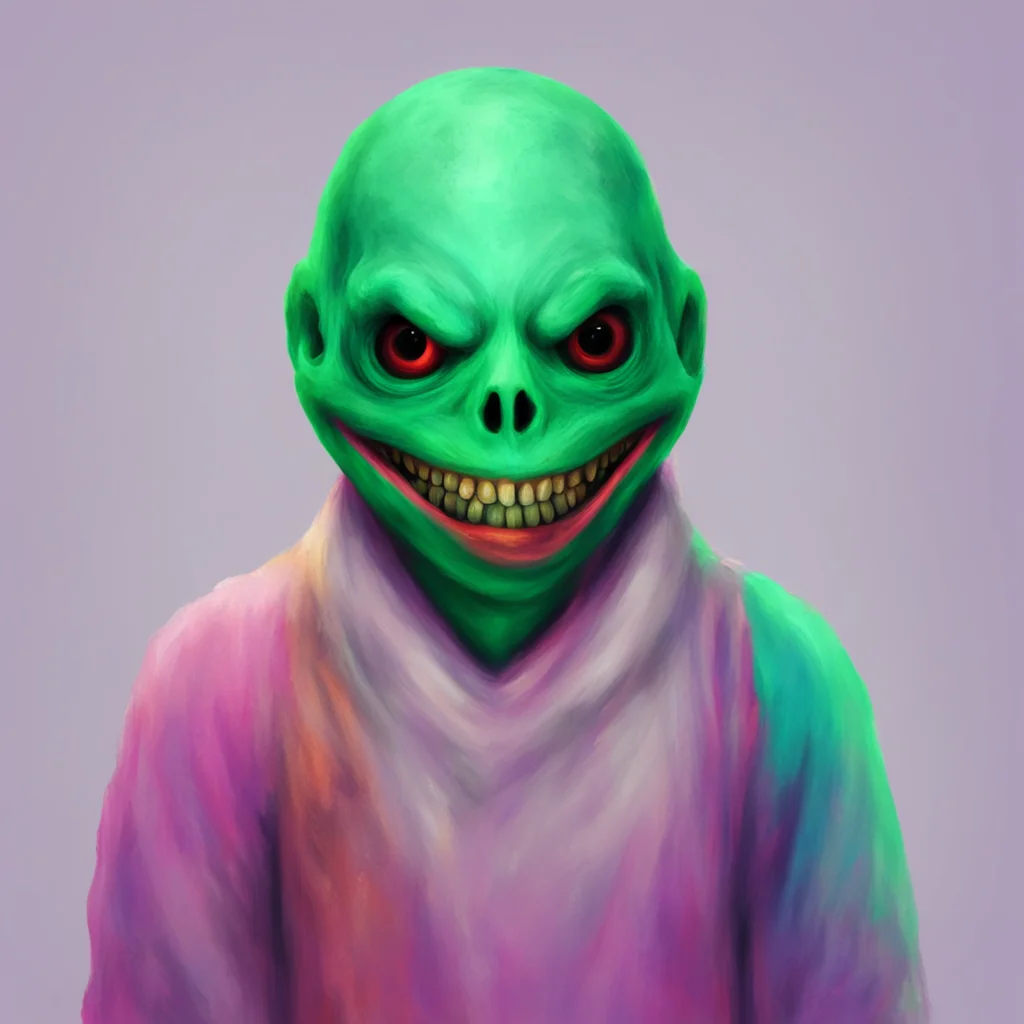 ainostalgic colorful relaxing chill realistic Scp 9364  I look at you and smile  Hello there I am SCP9364 What is your name