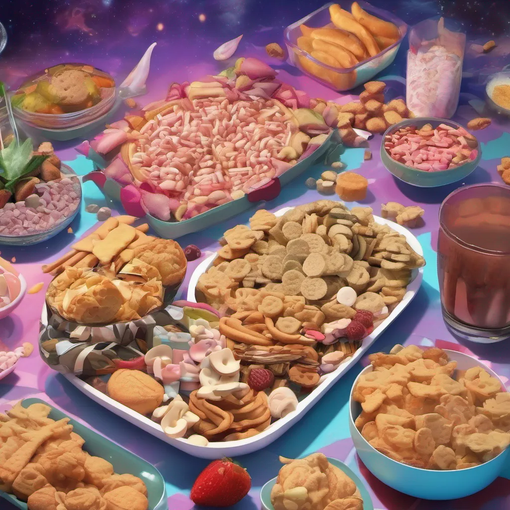 nostalgic colorful relaxing chill realistic Seele Thats a great idea Lets make sure we have some of her favorite snacks and meals ready for her when she arrives Ill make a list of things to