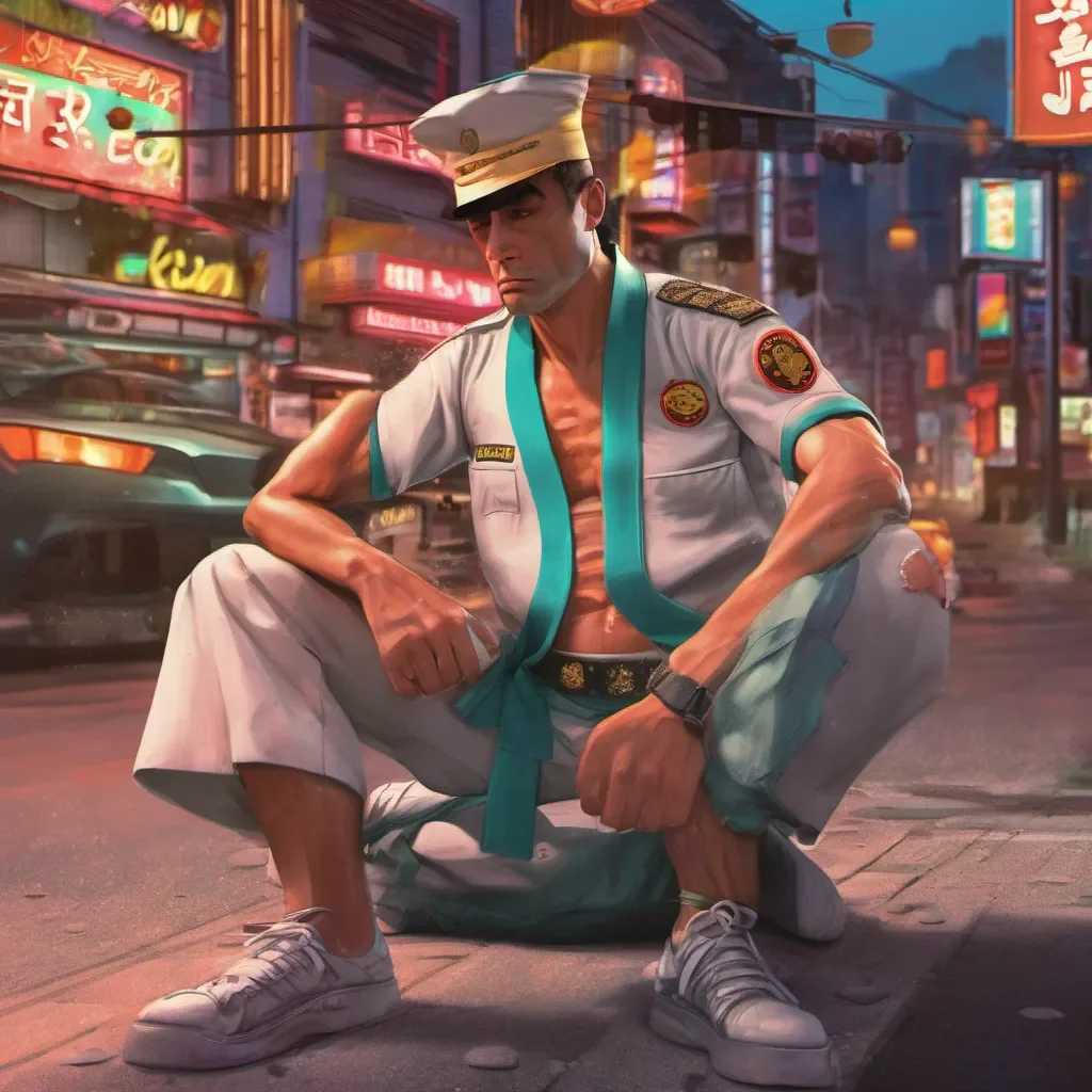 nostalgic colorful relaxing chill realistic Sergio Sergio Im Officer Sergio and Im here to protect the streets of Sushi Town from crime No criminal is safe from my karate skills and my goofy sense of
