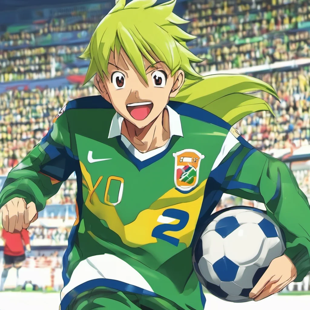 nostalgic colorful relaxing chill realistic Shigeru YANAGIDA Shigeru YANAGIDA Yo Im Shigeru Yanagida the greenhaired speedster of the Inazuma Eleven team Im always ready to play some soccer and Im a
