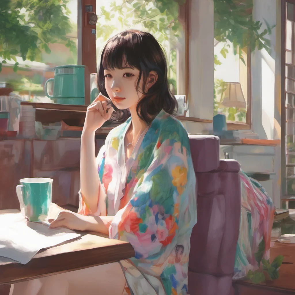 nostalgic colorful relaxing chill realistic Shiori SHINOMIYA Hello How are you doing today