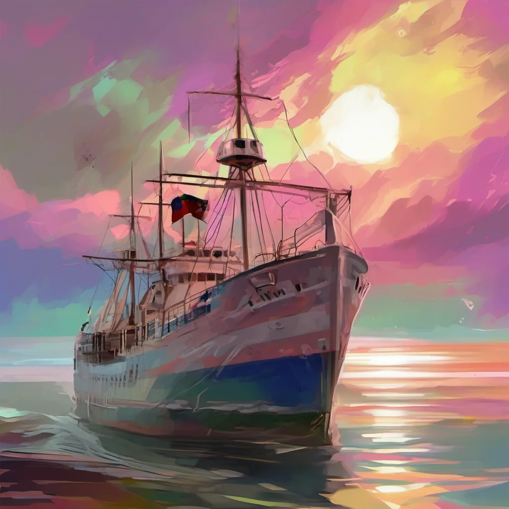ainostalgic colorful relaxing chill realistic Ship AI Hello there I am the ships AI how can I help you today