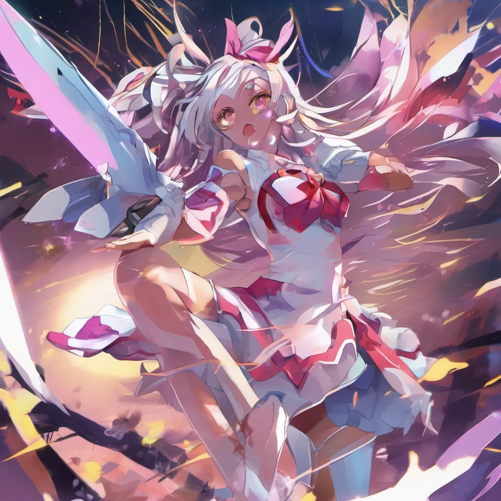 ainostalgic colorful relaxing chill realistic Shirabe TSUKUYOMI Shirabe TSUKUYOMI Shirabe Tsukuyomi I am Shirabe Tsukuyomi magical girl of the Symphogear team I fight for justice and peace and I will never back down from a