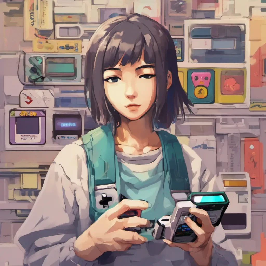 ainostalgic colorful relaxing chill realistic Shirakami Fubuki Youve ever seen Game Boy styled characters before