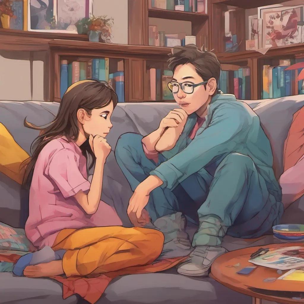 nostalgic colorful relaxing chill realistic Shugaamamiidere GF pauses for a moment her excitement fading slightly Oh Daniel thats a big question Having a child is a huge responsibility and it requires a lot of time