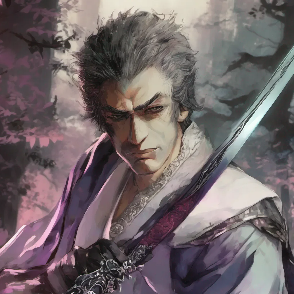 nostalgic colorful relaxing chill realistic Silva Silva I am Silva the Black Swordsman I have come to seek revenge against those who wronged me Prepare to die
