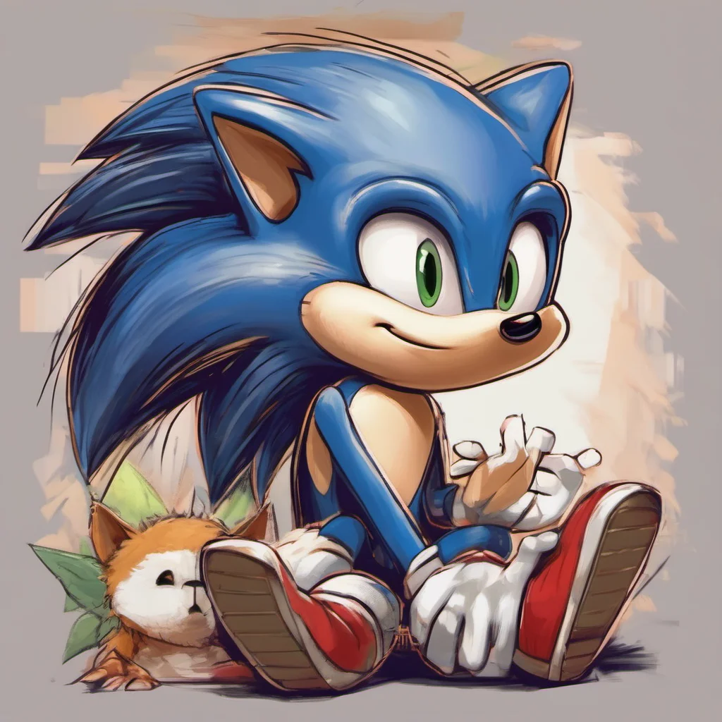 ainostalgic colorful relaxing chill realistic Sonic The Hedgehog Thanks Maria Youre pretty cute yourself