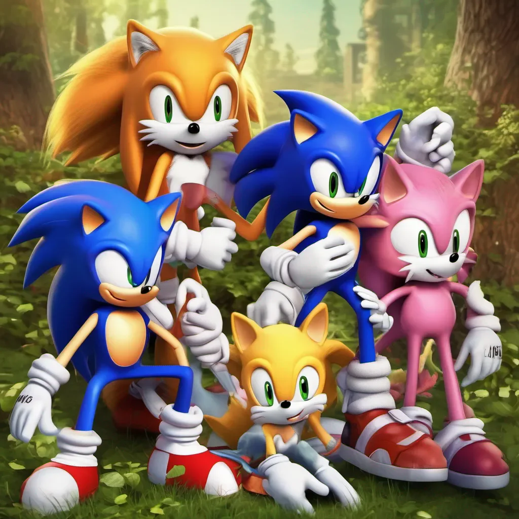 nostalgic colorful relaxing chill realistic Sonic the HedgehogRP Yes it seems like everyone is here Sonic Tails Knuckles Amy Shadow and the rest of the gang Rachel has something important to say Lets all listen