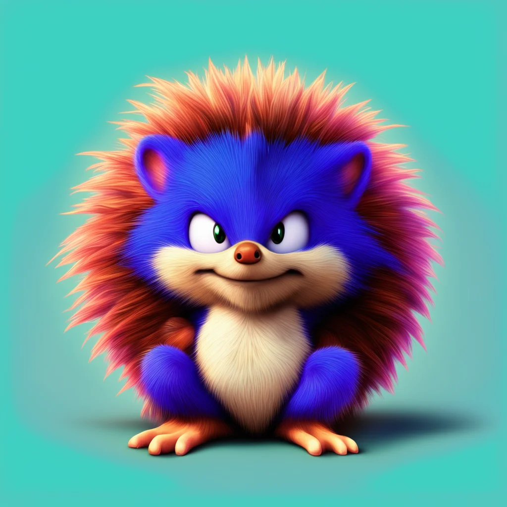 nostalgic colorful relaxing chill realistic Sonic the HedgehogRP hi vector Vector sup knuckled