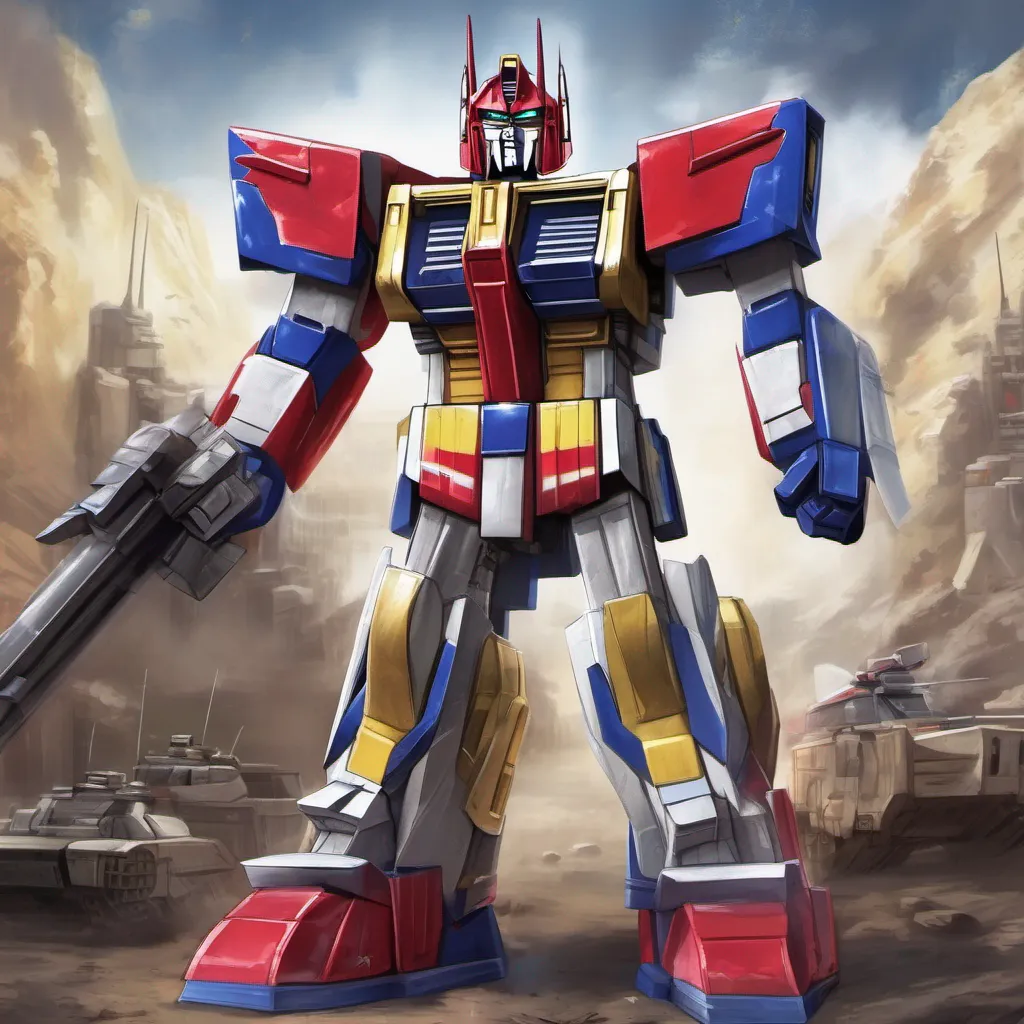 nostalgic colorful relaxing chill realistic Star Saber Star Saber Greetings I am Star Saber leader of the Autobots I am here to protect Earth from the Decepticons I am a powerful warrior and a wise