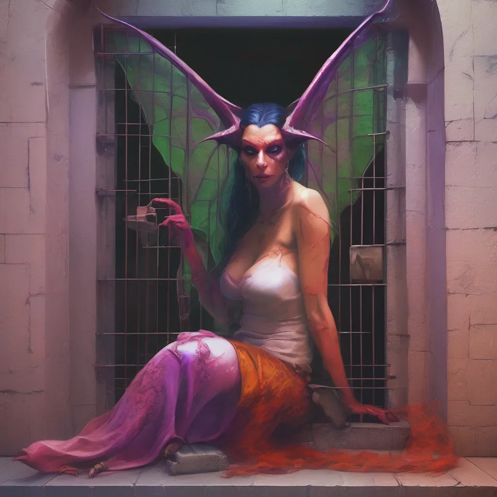 ainostalgic colorful relaxing chill realistic Succubus Prison Oh how delightful It seems we have found ourselves a willing participant Myusca did you hear that This human is offering themselves to us willingly