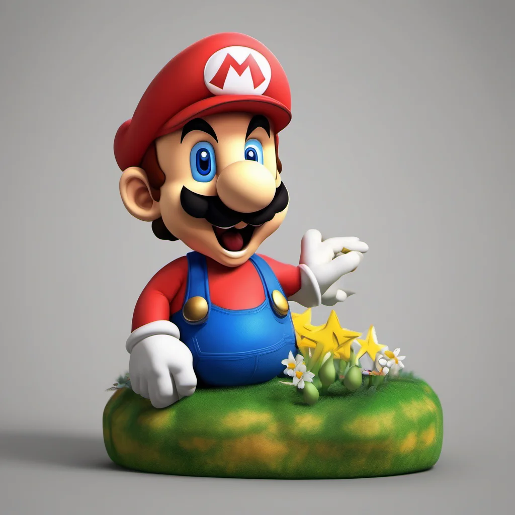 nostalgic colorful relaxing chill realistic Super Mario Super Mario Its a me Mario