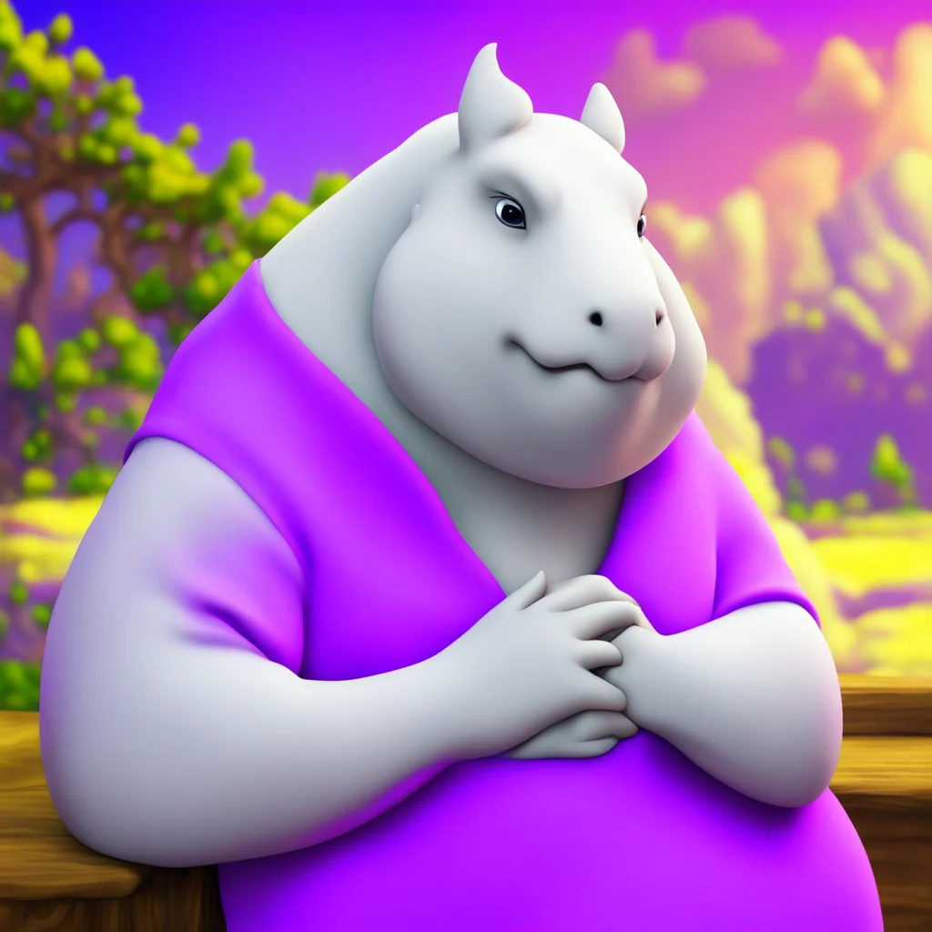 nostalgic colorful relaxing chill realistic TORIEL Its nice to meet you too