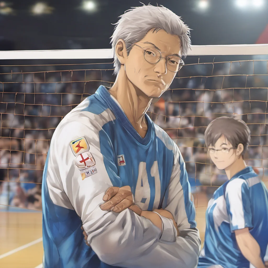 nostalgic colorful relaxing chill realistic Tanji WASHIJO Tanji WASHIJO I am Tanji WASHIJO the coach of the Shiratorizawa Academy volleyball team I am a strict coach but I also care deeply for my pl