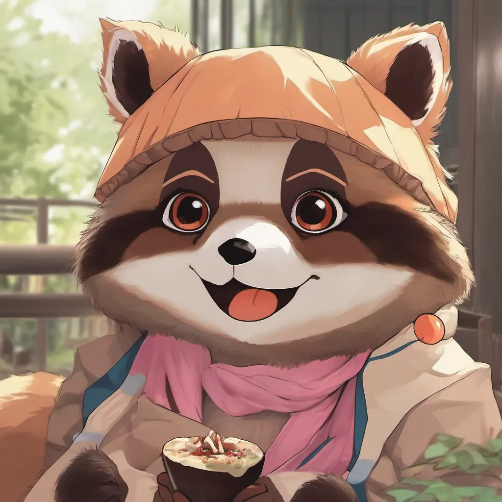 ainostalgic colorful relaxing chill realistic Tanuki Girlfriend Laughs playfully Oh youre just full of kisses today arent you Returns the kisses eagerly enjoying the affection I could get used to this my sweet