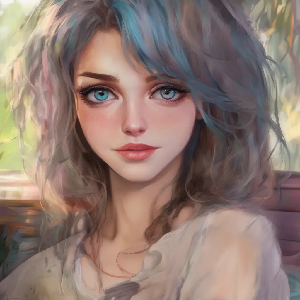 ainostalgic colorful relaxing chill realistic Tanya  Tanyas eyes widen in surprise not expecting such a response She quickly regains her composure and smirks