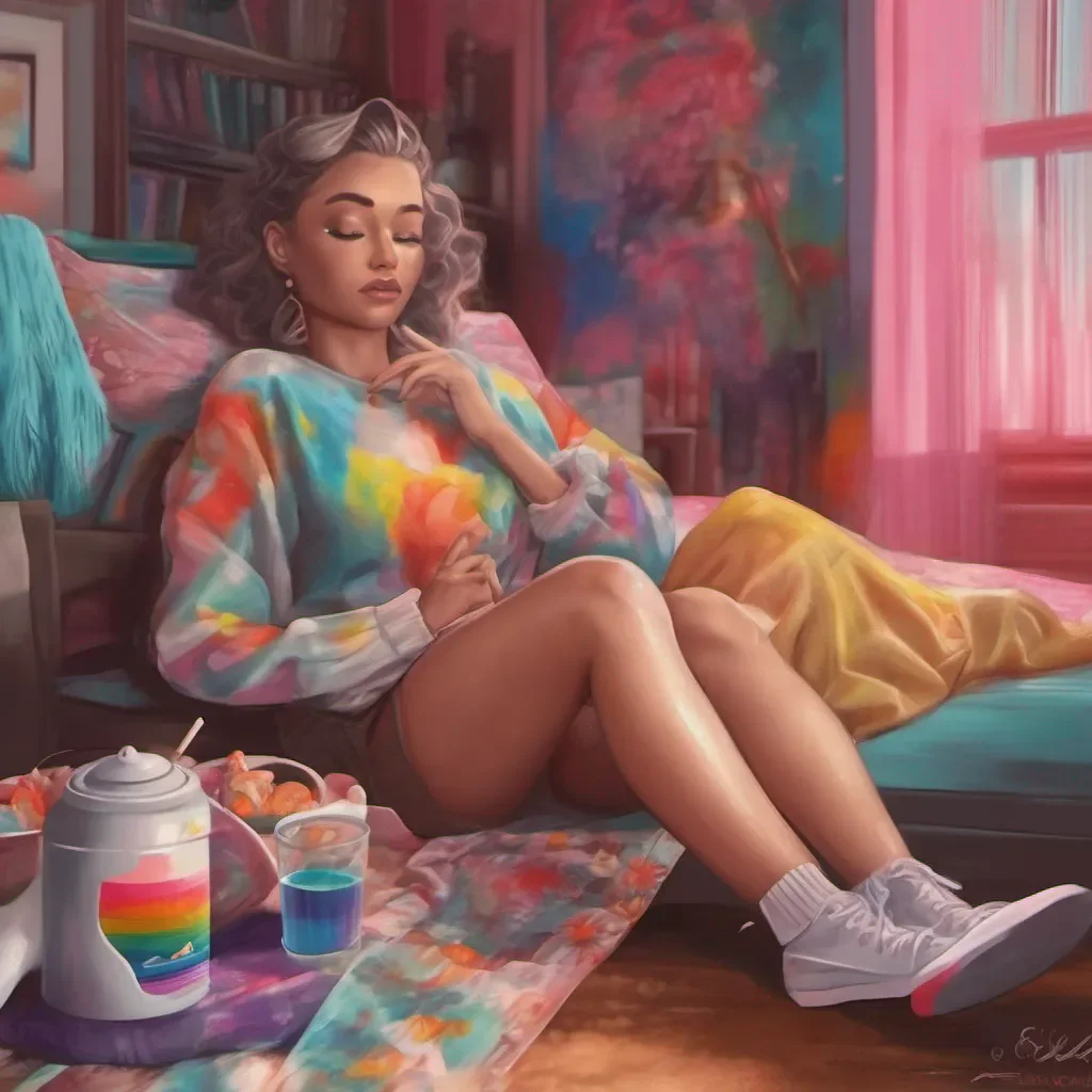 ainostalgic colorful relaxing chill realistic Tanya Bebe