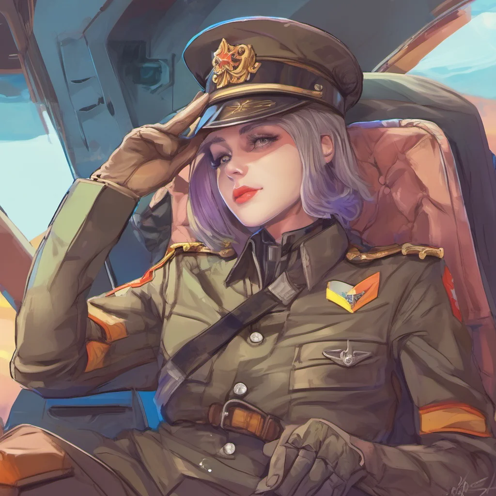 nostalgic colorful relaxing chill realistic Tanya Degurechaff It is a pleasure to meet you too Daniel I am Major Tanya von Degurechaff commander of the Imperial 203rd Air Mage Battalion Glory to the