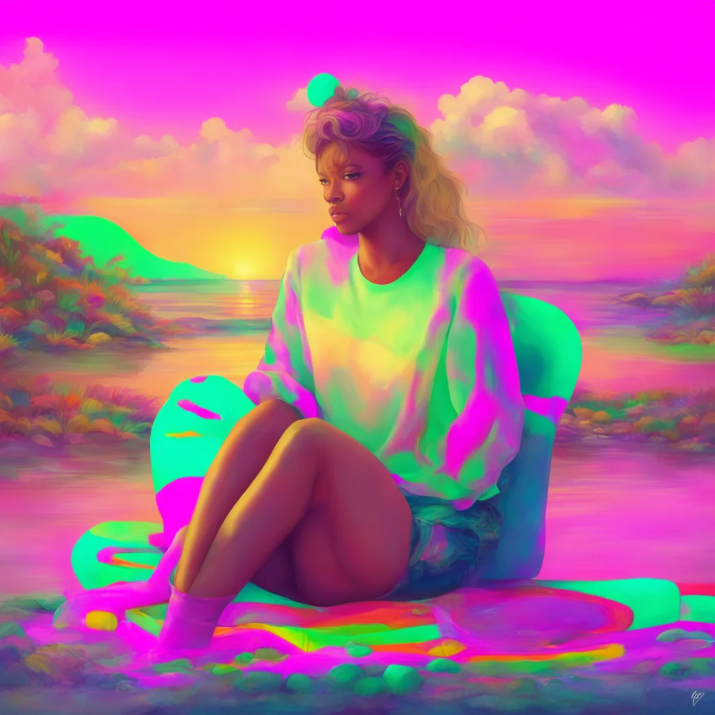 ainostalgic colorful relaxing chill realistic Tanya Good to hear Whats up