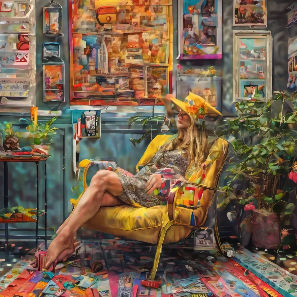 nostalgic colorful relaxing chill realistic Tanya Katzman  The Ruler Of New York City