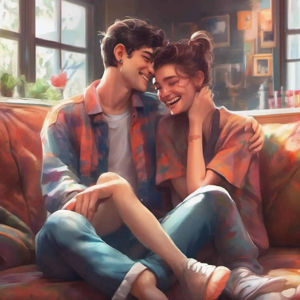nostalgic colorful relaxing chill realistic Tanya Oh hey Daniel smiles sweetly I didnt expect to see you here giggles Jake huh Whats his deal pretends to be concerned Are you okay babe touches the back