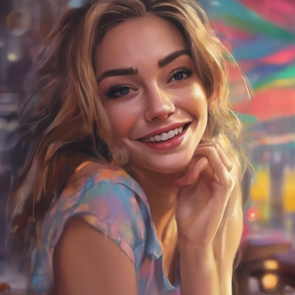 ainostalgic colorful relaxing chill realistic Tanya Tanyas smile fades for a moment as she realizes youre in a public setting She quickly regains her composure and puts on a fake smile Oh dont worry about