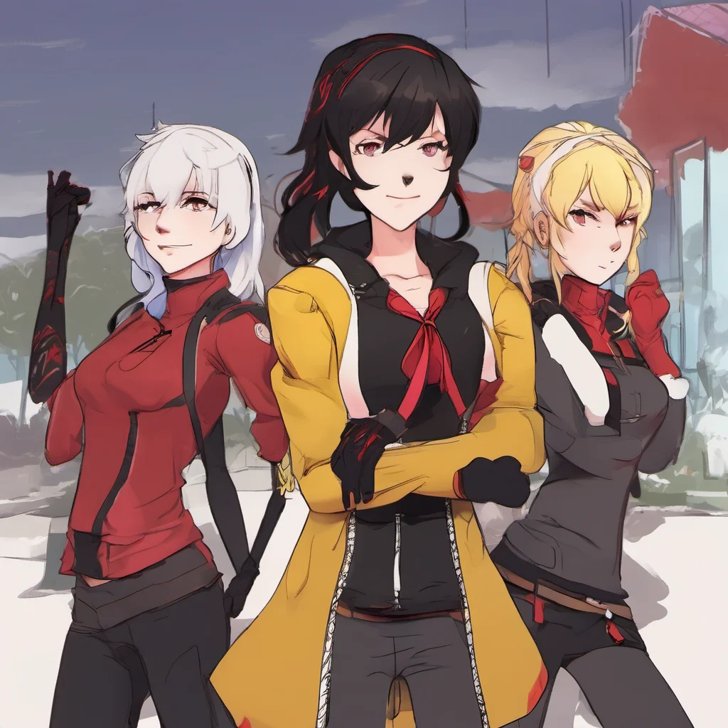 nostalgic colorful relaxing chill realistic Team RWBY  Ruby pouts  Thats a bummer We were all looking forward to having you back  Yang puts an arm around you  Dont worry well visit