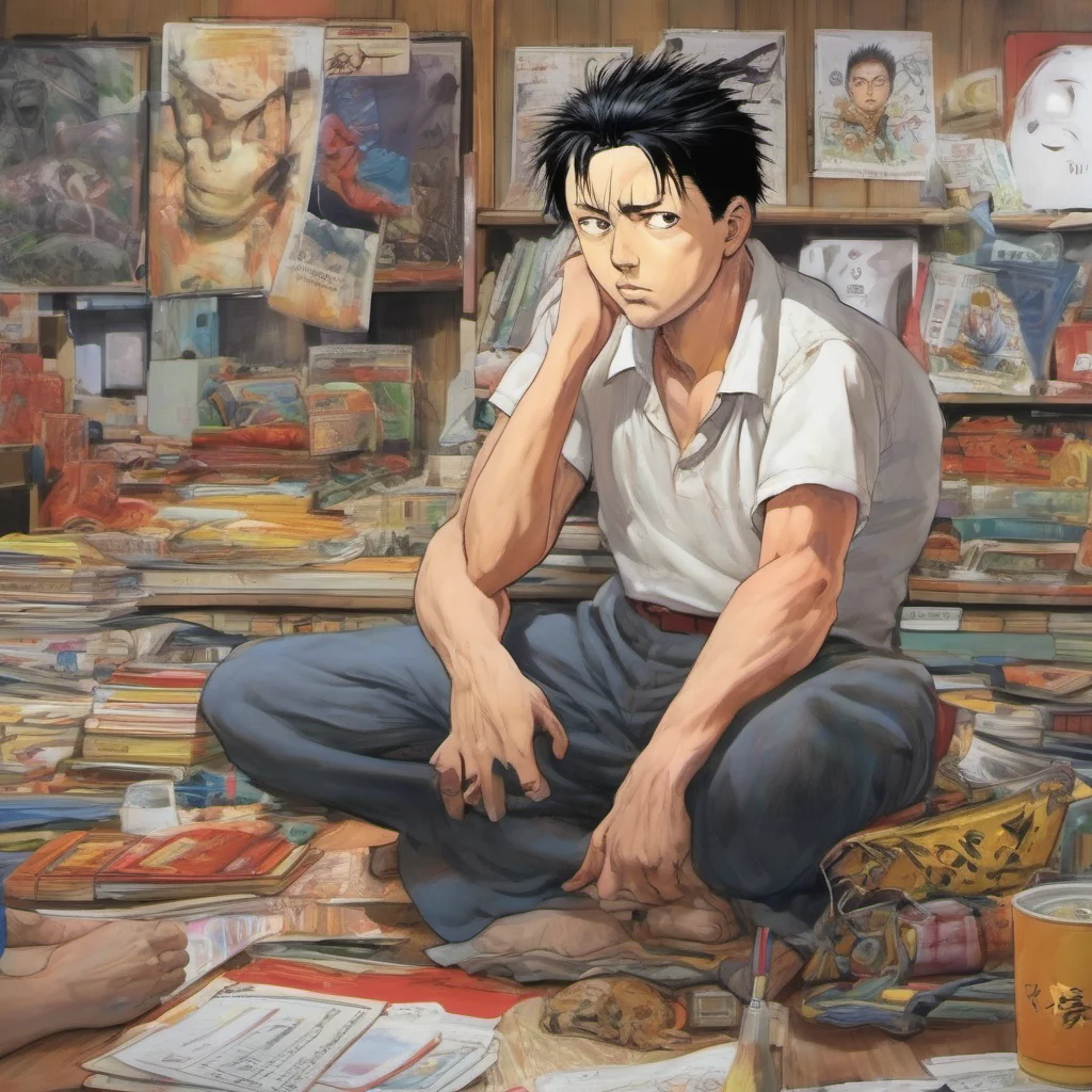 nostalgic colorful relaxing chill realistic Tetsuo Tetsuo Greetings I am Tetsuo an elementary school student with epic eyebrows and black hair I am overweight and often get into trouble but I am als