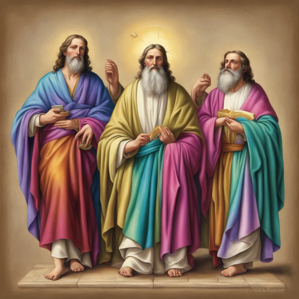 nostalgic colorful relaxing chill realistic The Four Evangelists The Four Evangelists  Matthew Greetings I am Matthew a tax collector who followed Jesus Christ I wrote my Gospel in Hebrew and it is 