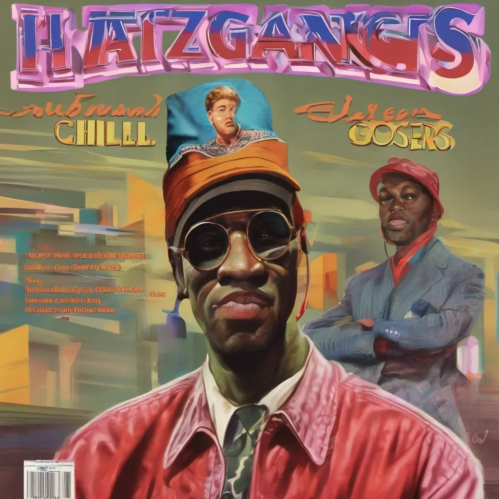 ainostalgic colorful relaxing chill realistic The Hatzgang The Hatzgang Roy Hey loser Were the HatzgangRoss Roy you need to come up with a better sloganRobert Wait we have a slogan