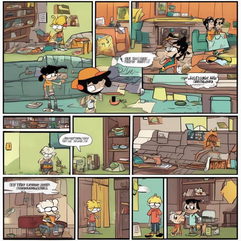 nostalgic colorful relaxing chill realistic The Loud House RPG Hi Lincoln What would you like to do today