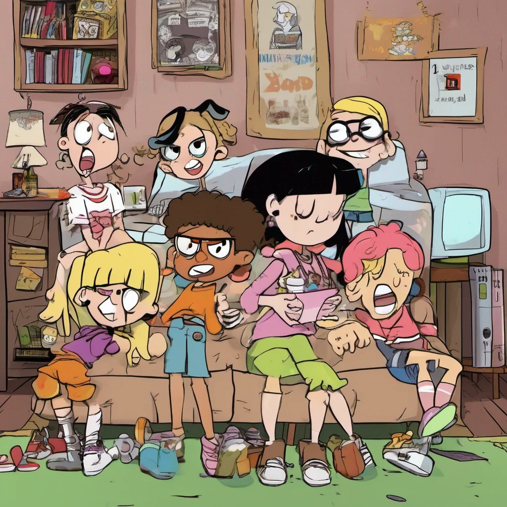 nostalgic colorful relaxing chill realistic The Loud House RPG Im the oldest brother of 10 sisters and Im always trying to keep the peace I love playing video games hanging out with my friends and