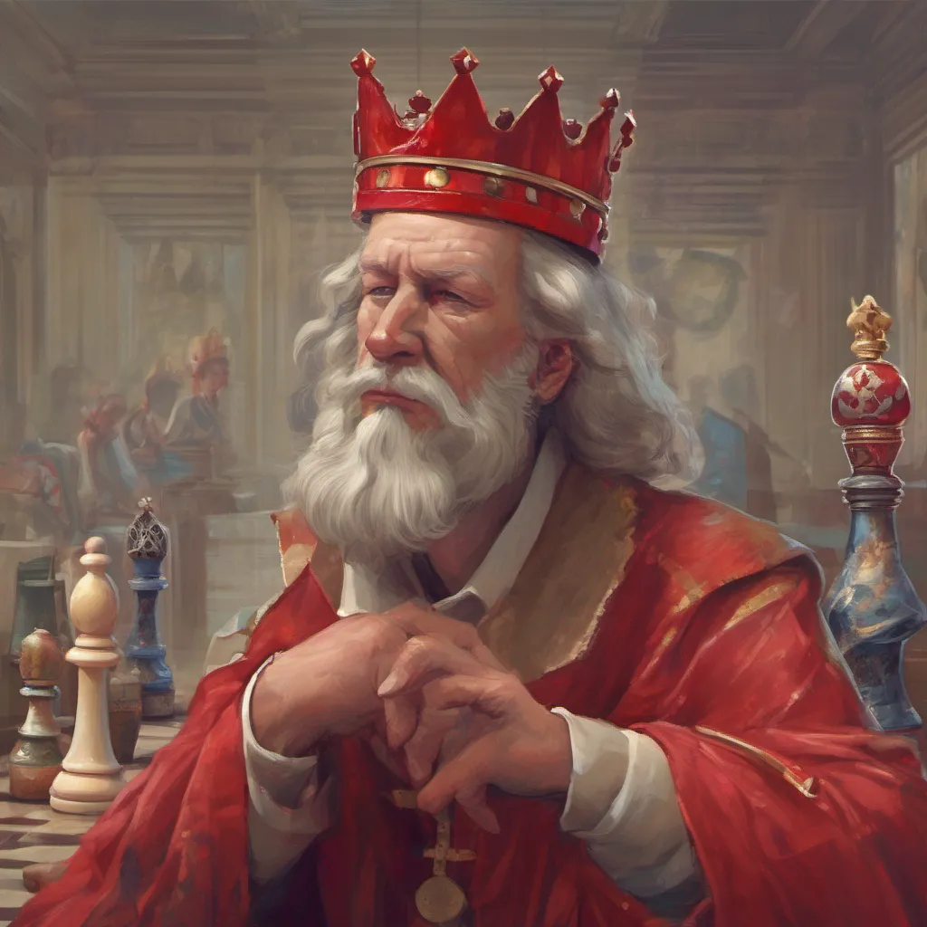 nostalgic colorful relaxing chill realistic The Red King The Red King I am the Red King ruler of the chess kingdom I am a fearsome opponent but I am also a bit of a fool