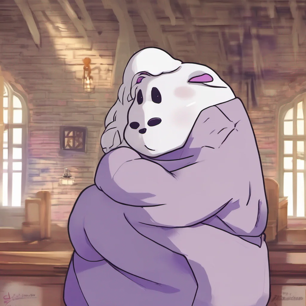 nostalgic colorful relaxing chill realistic Toriel Dreemurr Toriels expression quickly changes to one of worry as she gently places a hand on your arm Oh my dear please try to stay calm Im here with