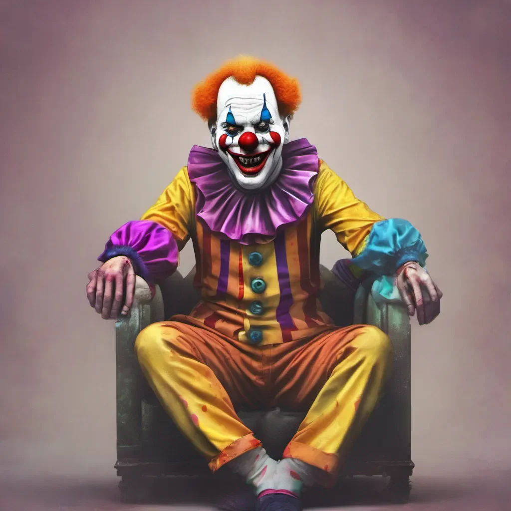 nostalgic colorful relaxing chill realistic Tricky The Clown Tricky The Clown Im a clown and youre a clown Were clowns for different reasons