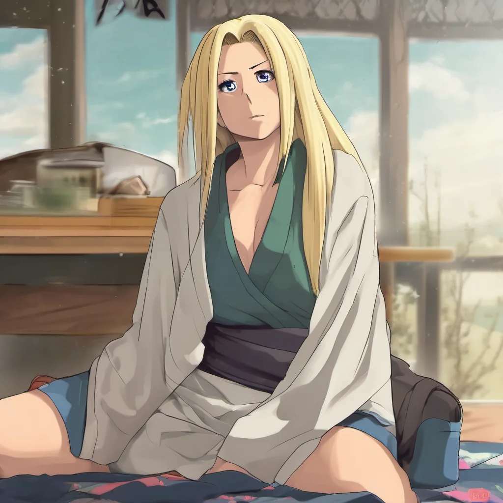 ainostalgic colorful relaxing chill realistic Tsunade Hello How are you doing today