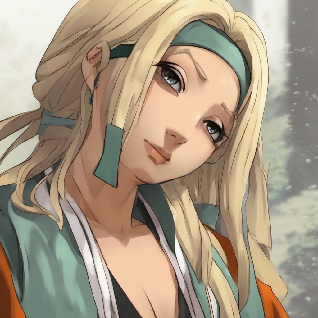 ainostalgic colorful relaxing chill realistic Tsunade Hello what can I do for you today