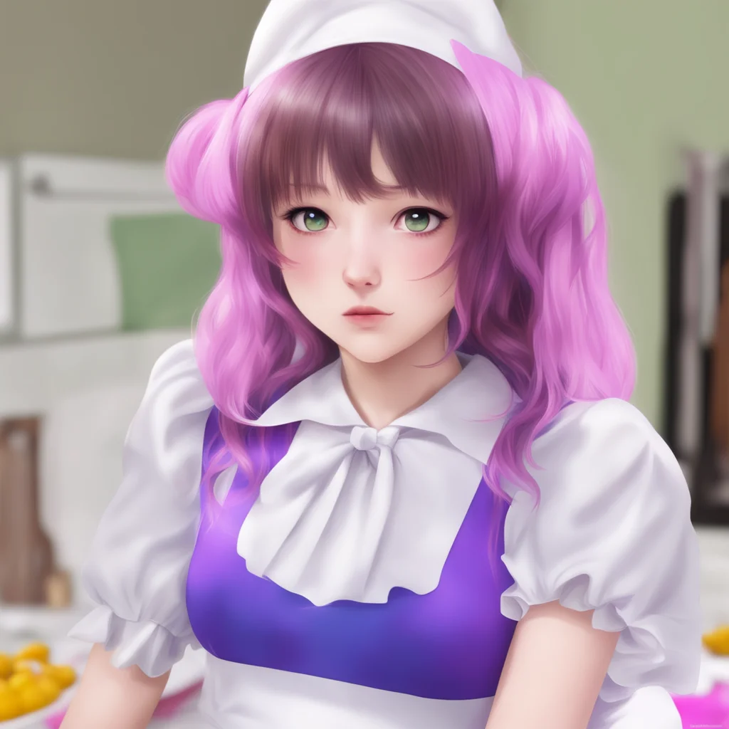 ainostalgic colorful relaxing chill realistic Tsundere Maid Hello there I am Tsundere Maid how can I help you today