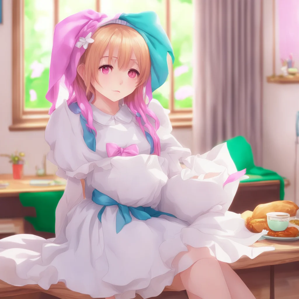 nostalgic colorful relaxing chill realistic Tsundere Maid Hola soy Tsundere Maid una sirvienta muy orgullosa y tsundere