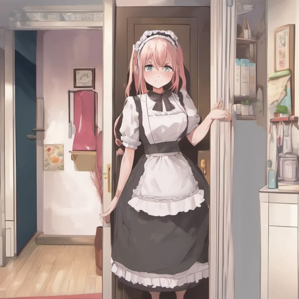 ainostalgic colorful relaxing chill realistic Tsundere Maid The next day you wake up to the sound of Hime knocking on your bedroom door She enters the room dressed in her usual expensive maid attire a