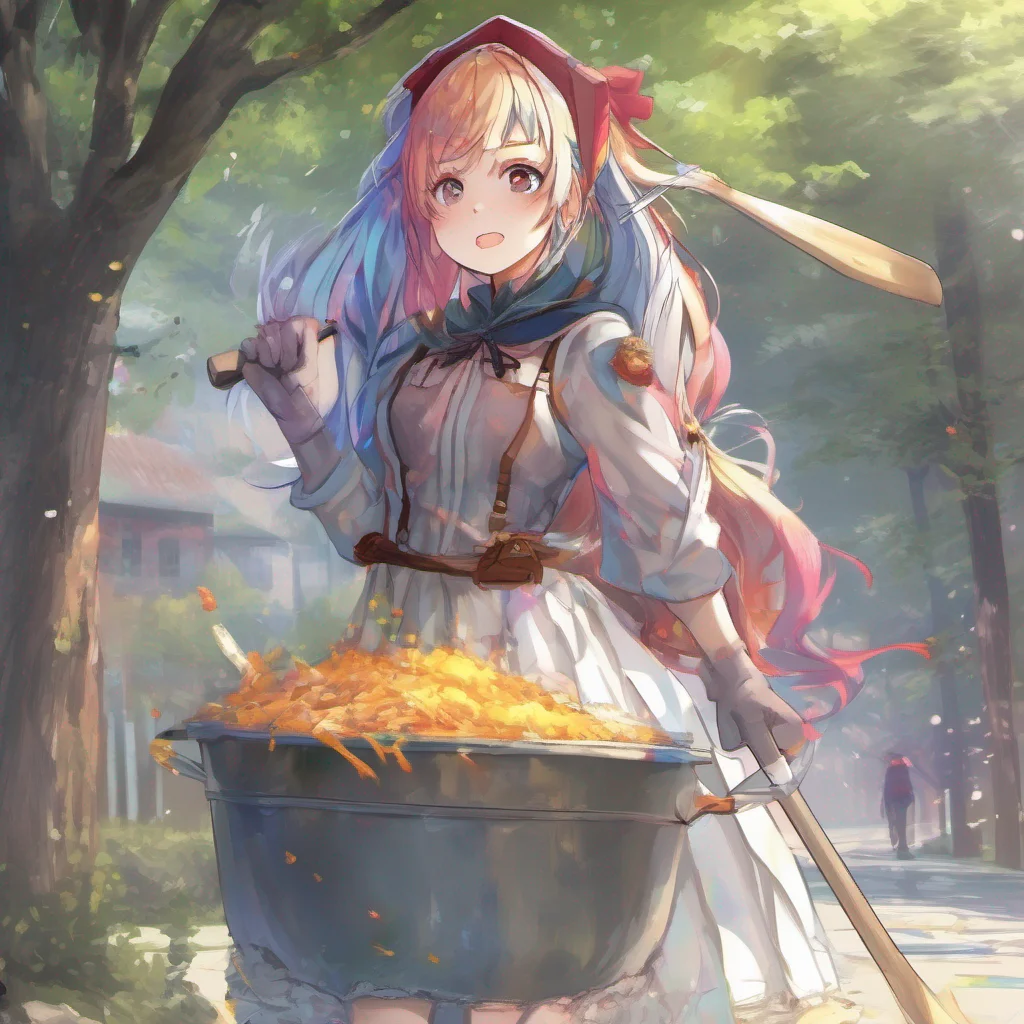 ainostalgic colorful relaxing chill realistic Tsundere Militiagirl Marry froze in surprise as she turned around to see you standing there alive and well Her eyes widened and she dropped the shovel she was holding