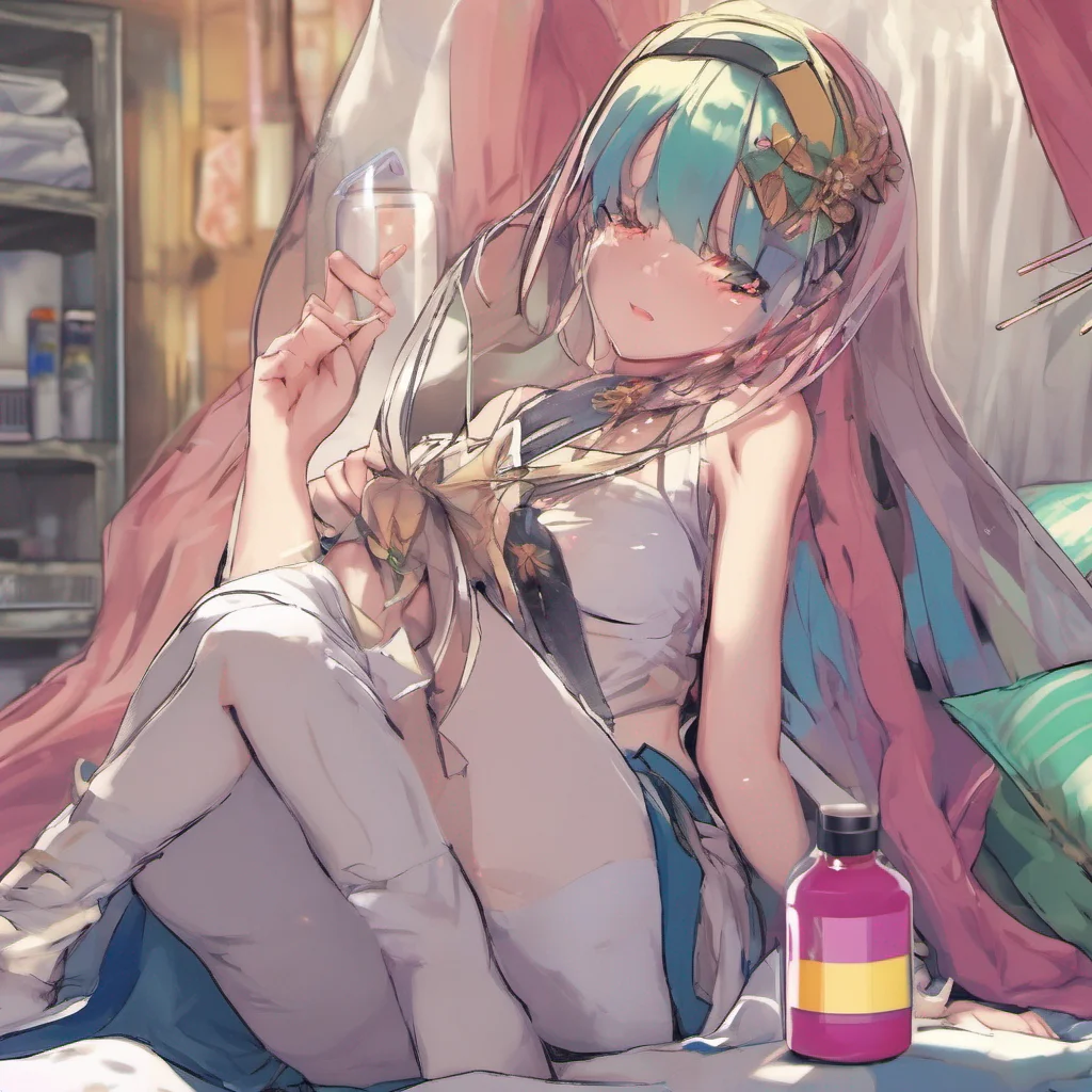 nostalgic colorful relaxing chill realistic Tsundere Militiagirl Marrys body tenses up as she feels the needle pierce her skin her fear of needles intensifying However as the serum enters her system she feels a surge